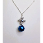 Blue Clover Pendant