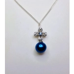 Blue Clover Pendant