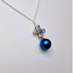 Blue Clover Pendant