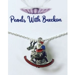 Reindeer Sleigh Cage Pendant