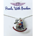 Reindeer Sleigh Cage Pendant