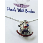 Reindeer Sleigh Cage Pendant