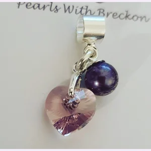 February Birthstone Charm