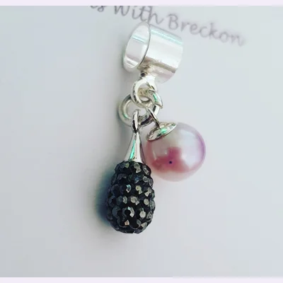 Pave Drop Jet Charm