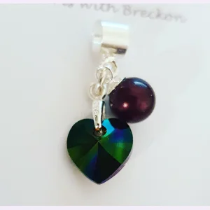 Dark Rainbow Crystal Heart C..