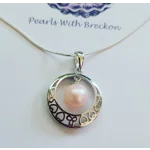 Pearl Love Circle Pendant