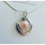 Pearl Love Circle Pendant