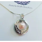 Pearl Love Circle Pendant