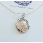 Pearl Love Circle Pendant