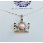 Pink Crown Pendant