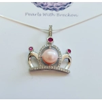 Pink Crown Pendant