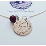 Whispered Words Pendant