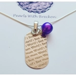 Worlds Best Mum Pendant