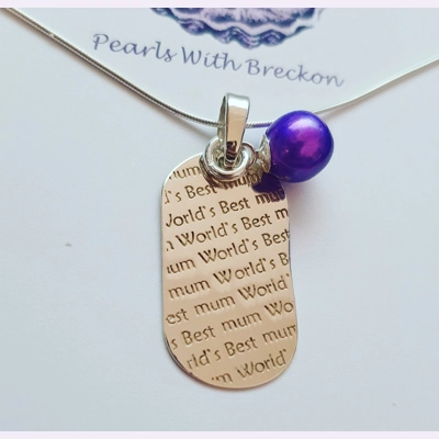 Worlds Best Mum Pendant