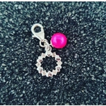 Rosette Of Hearts Charm