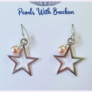 Star Hoop Earrings