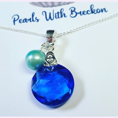 Sapphire - Sun Pendant 14mm