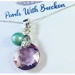 Light Amethyst - Sun Pendant 14mm