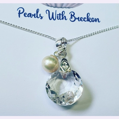 Clear Crystal - Sun Pendant 14mm