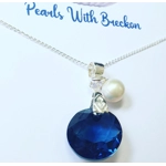 Montana Blue - Sun Pendant 14mm