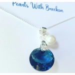 Montana Blue - Sun Pendant 14mm