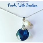 Montana Blue - Sun Pendant 14mm