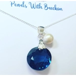 Montana Blue - Sun Pendant 14mm