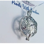 Icy Snowflake Cage Pendant