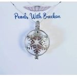 Icy Snowflake Cage Pendant