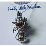 Witches Cat Cage Pendant