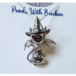 Witches Cat Cage Pendant
