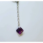 Purple Square Keyring