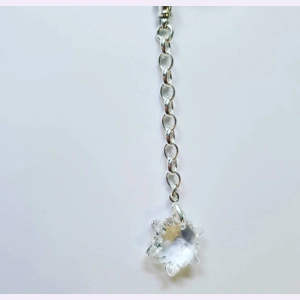 Clear Edelweiss Crystal Keyr..