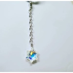 Mirror Edelweiss Crystal Keyring