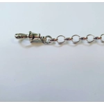 Clear Edelweiss Crystal Keyring