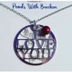 I Love You Slide Pendant