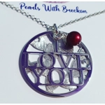 I Love You Slide Pendant