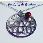 I Love You Slide Pendant