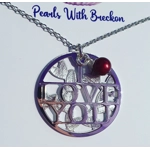 I Love You Slide Pendant