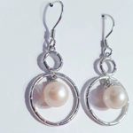 Simple Snowman Earrings