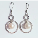 Simple Snowman Earrings