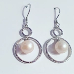 Simple Snowman Earrings