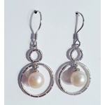 Simple Snowman Earrings