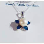 Blue Petal Pendant