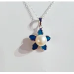 Blue Petal Pendant