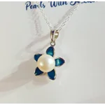 Blue Petal Pendant