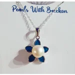 Blue Petal Pendant