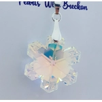 Snowflake Crystal Pendant 30mm - Mirror