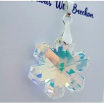 Snowflake Crystal Pendant 30mm - Mirror
