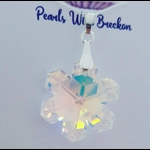 Snowflake Crystal Pendant 30mm - Mirror